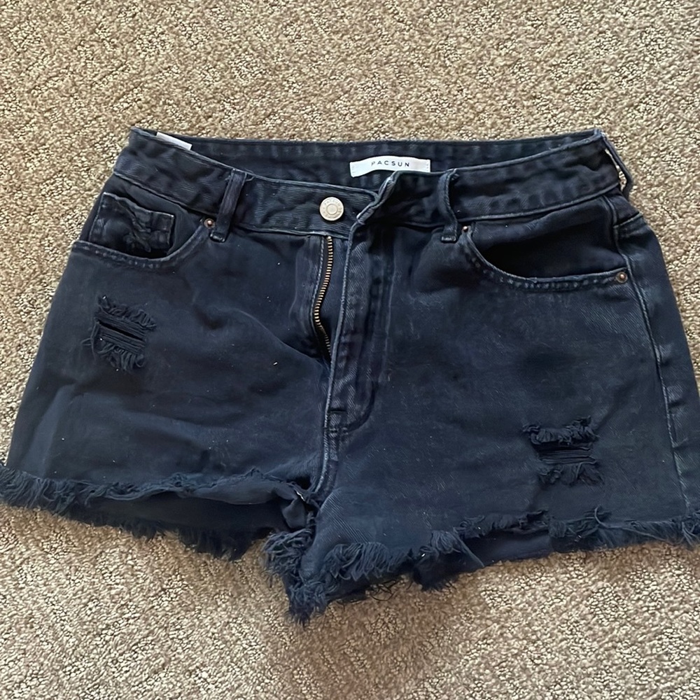Black Pacsun Jean Shorts in very good condition